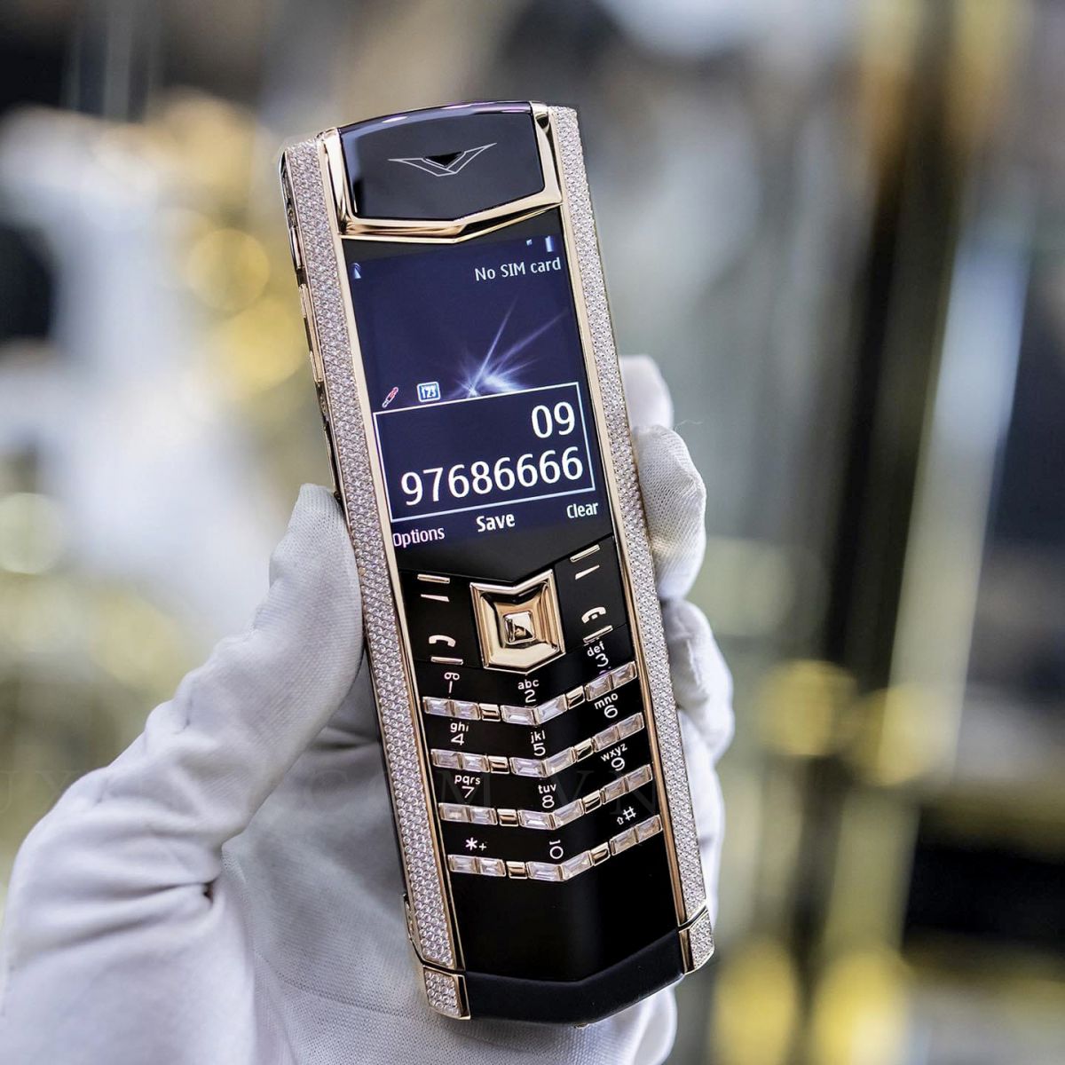 Vertu Signature S Rose Gold Full Diamond Vertu Signature S Rose Gold Full Diamond