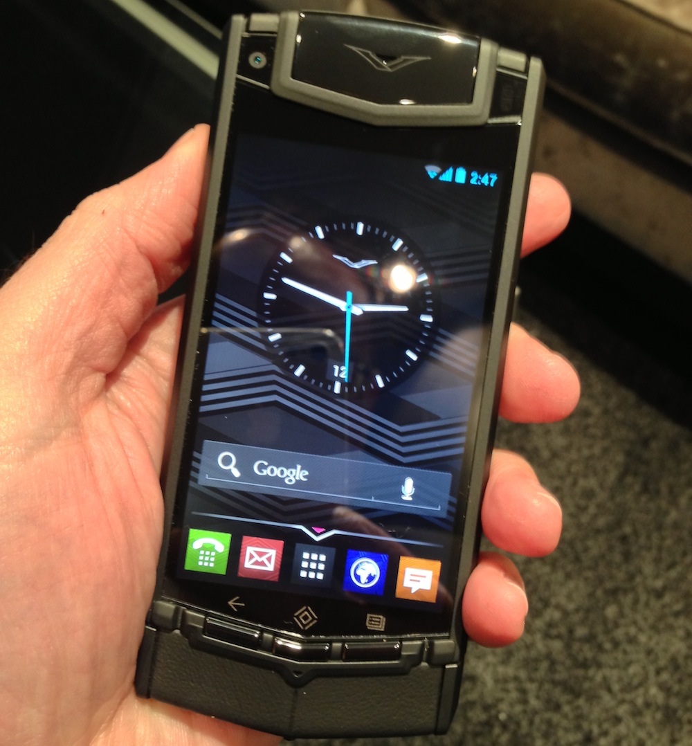 Vertu Ti dùng hệ điều hành Android Vertu Ti dùng hệ điều hành Android