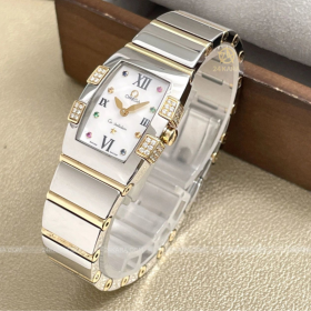 Omega Constellation Quadrella  MOP 11867500 Diamond & Red Gold 18K