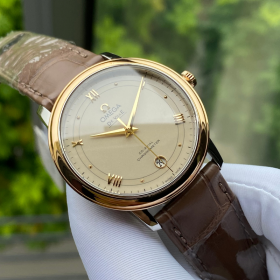 Đồng hồ Nam Omega De Ville 424.23.37.20.09.001 Stainless Steel Rose Gold 18k