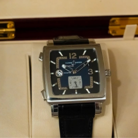Đồng hồ Ulysse Nardin Quadrato Dual Time 246-92/692 Rose Gold Watch