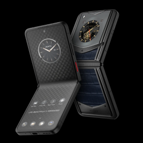 Vertu ironflip pre-order navy blue alligator skin