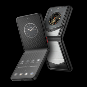 Vertu ironflip pre-order creamy white alligator skin