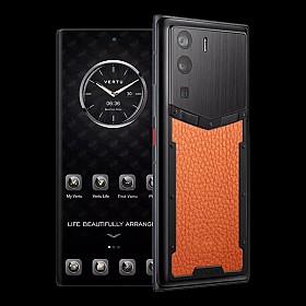 META VERTU CALF LEATHER DAWNING ORANGE