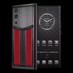 META VERTU RACE TRACK DESIGN ALLIGATOR FLAME RED