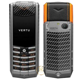 Vertu Ascent X Titanium Carbon Fibre Black And Orange Leather Đã Sử Dụng