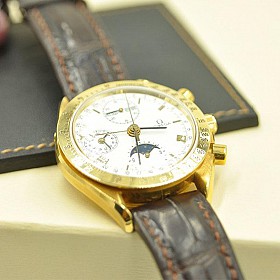 Đồng hồ Armand Nicolet Complete Calendar Triple Date Moonphase Gold 18K