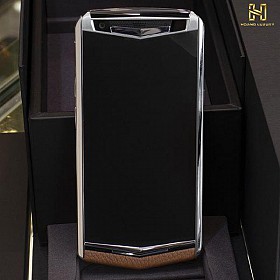 VERTU ASTER P BAROQUE BROWN CALF NEW 100%