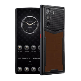 VERTU METAVERTU BROWN ALLIGATOR LEATHER