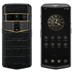 Vertu Agent Q Black Premium Set Quint Gold Accent Iron Black Alli 1TB