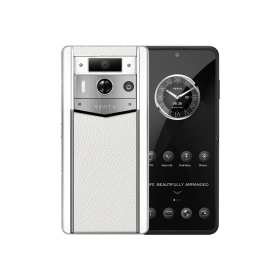Metavertu 2 Max Screen White Calfskin Web3 AI Phone – White